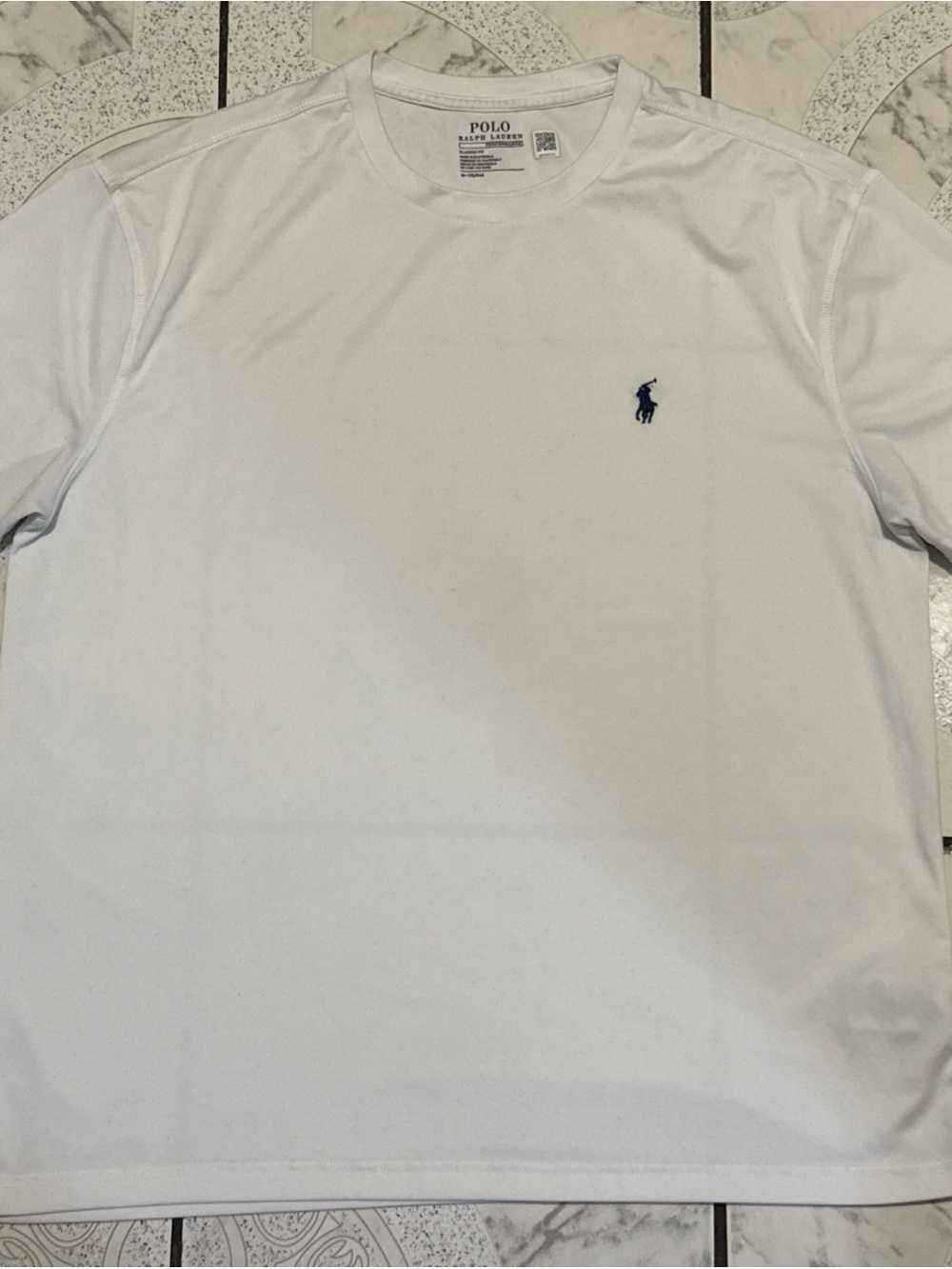 Polo Ralph Lauren Classic Fit Performance Jersey T-Shirt White Men’s Size Medium